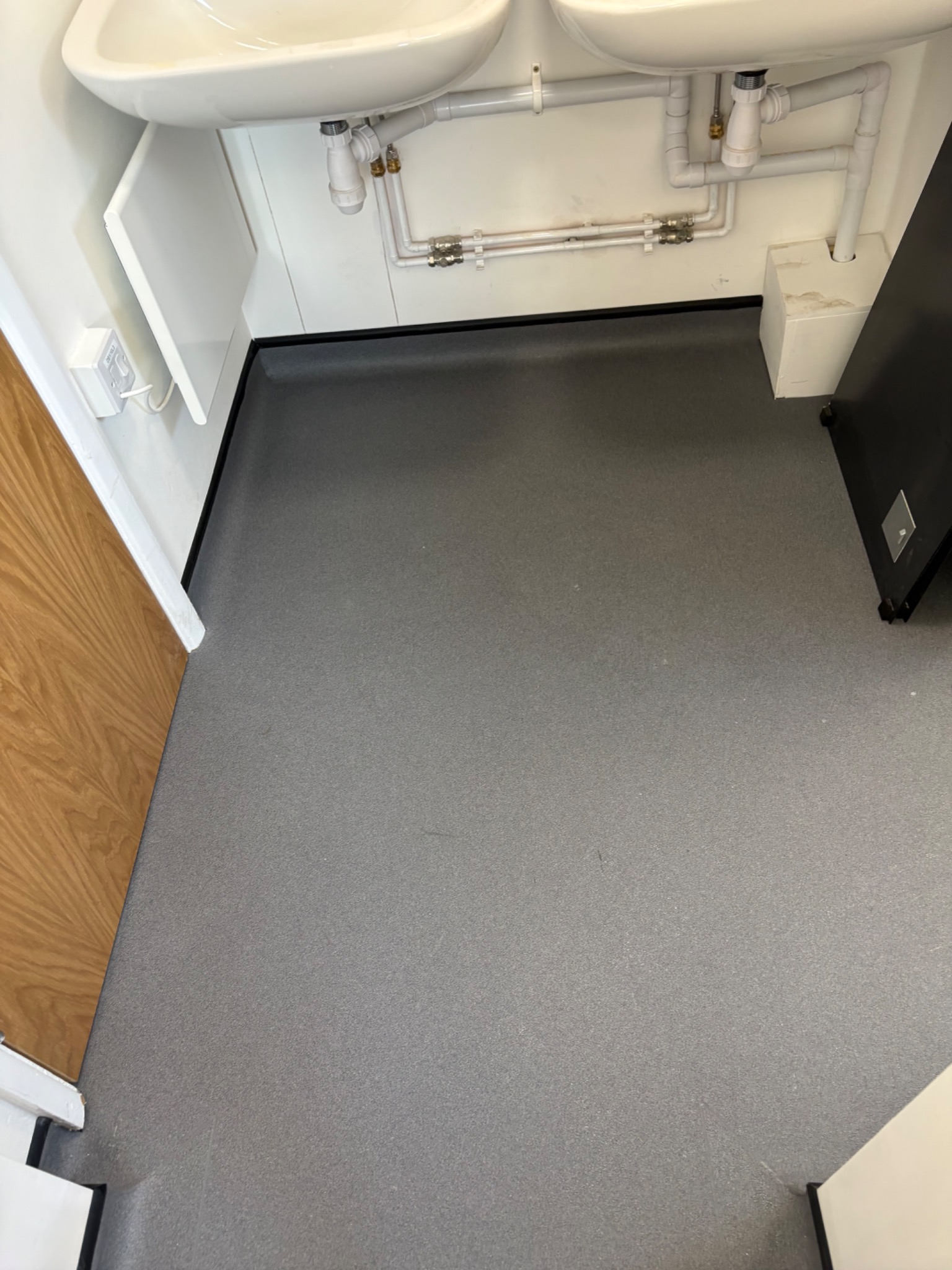 After — WC floor