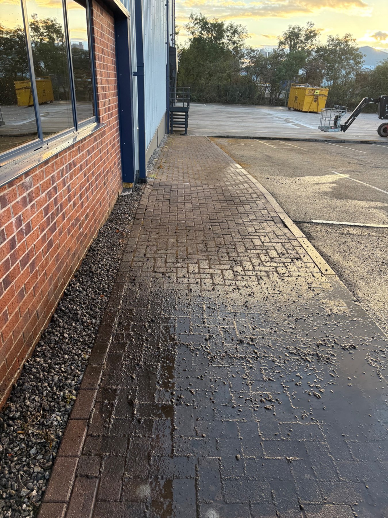 Before — the external path