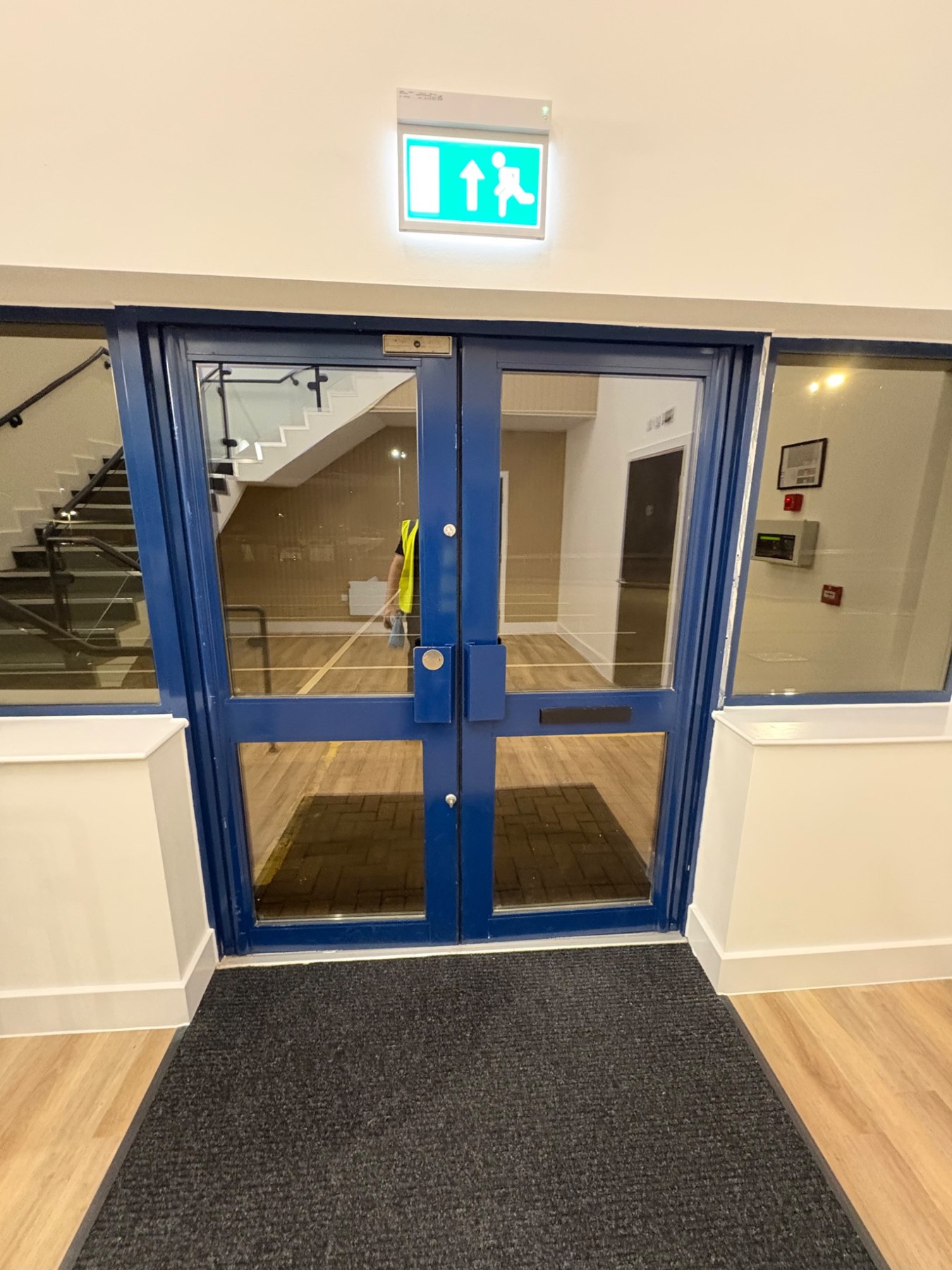 Glazed entrance