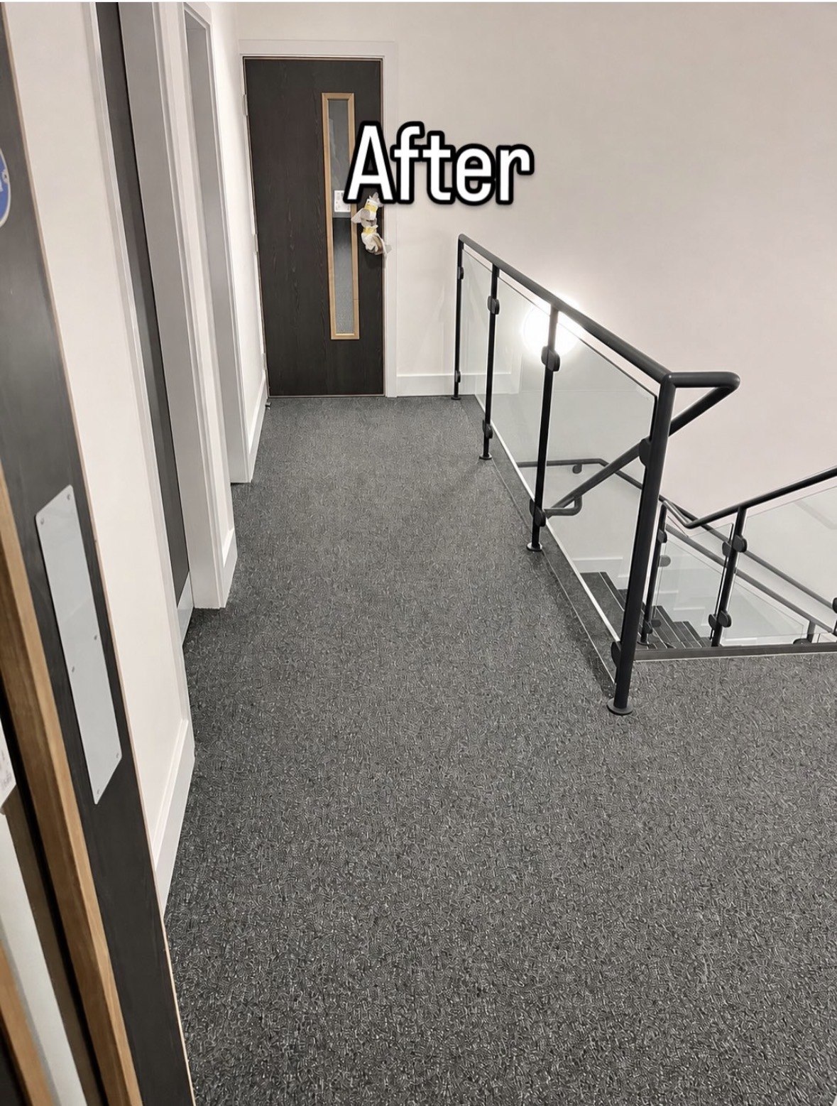 After — the landing
